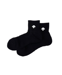 РОЙ（デサントソックス　BLACK） デサント (DESCENTE) バレーボールソックス スーパーショート