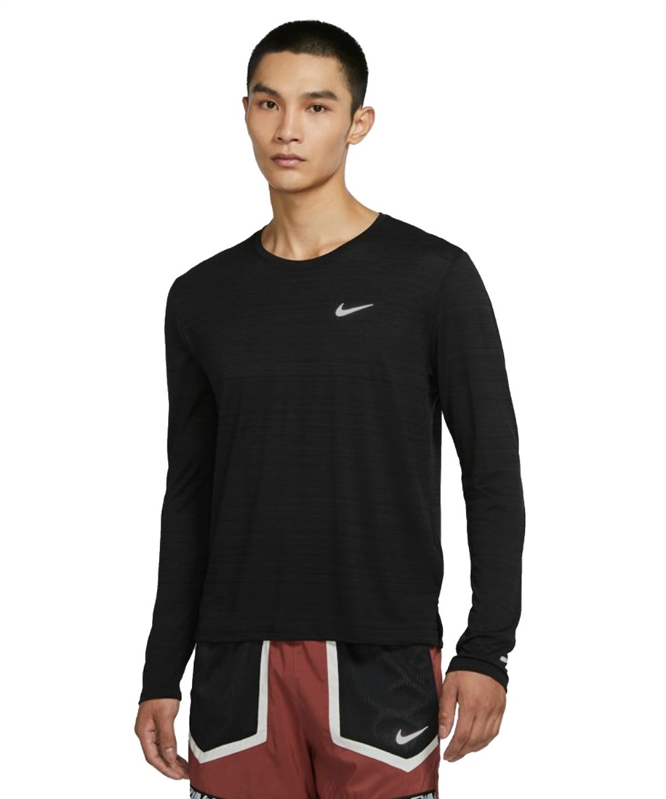 ナイキ Nike ランニングウェア Tシャツ 長袖 ドライフィット Miler Men S Long Sleeve Running Top Cu5990 010 スポーツ用品ならヒマラヤオンラインストア 公式 ナイキ Nike ランニングウェア Tシャツ 長袖 ドライフィット Miler Men S Long Sleeve Running Top Cu5990 010 スポーツ用品ならヒマラヤオンラインストア 公式