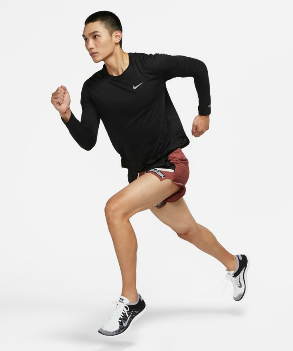 ランニングウェア Tシャツ 長袖 メンズ ドライフィット Miler Men S Long Sleeve Running Top Cu5990 010 スポーツ用品ならヒマラヤオンラインストア 公式