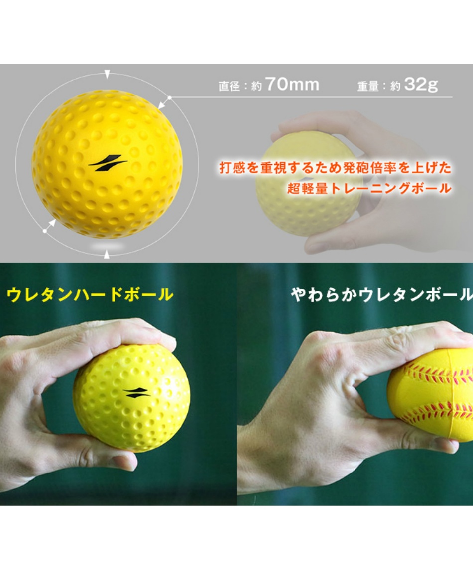 フィールドフォース(FIELDFORCE) 野球 トレーニングボール ウレタン