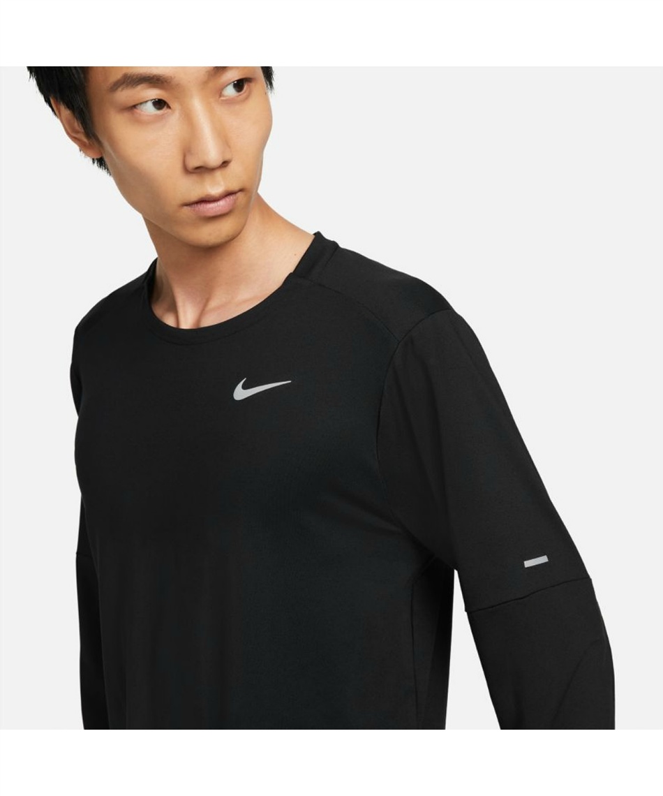 ランニングウェア Tシャツ 長袖 メンズ DF エレメント L/S