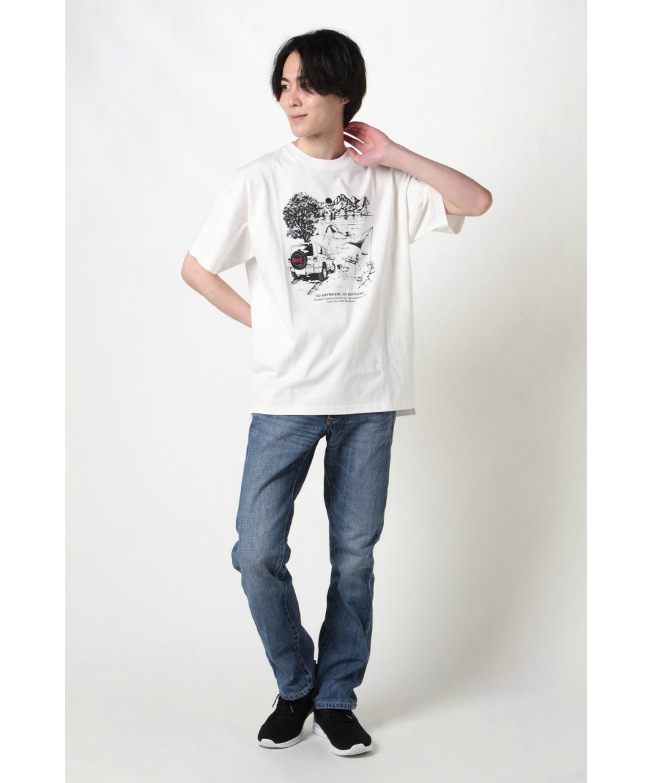 ジープ(Jeep) Tシャツ 半袖 LINE ART SS JP171136L02 | スポーツ