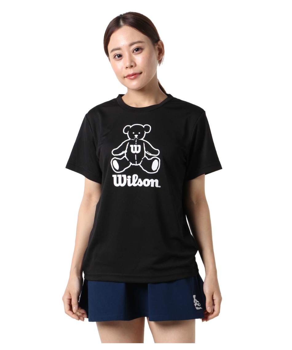 ウイルソン(Wilson) テニスウェア バドミントンウェア Tシャツ 半袖