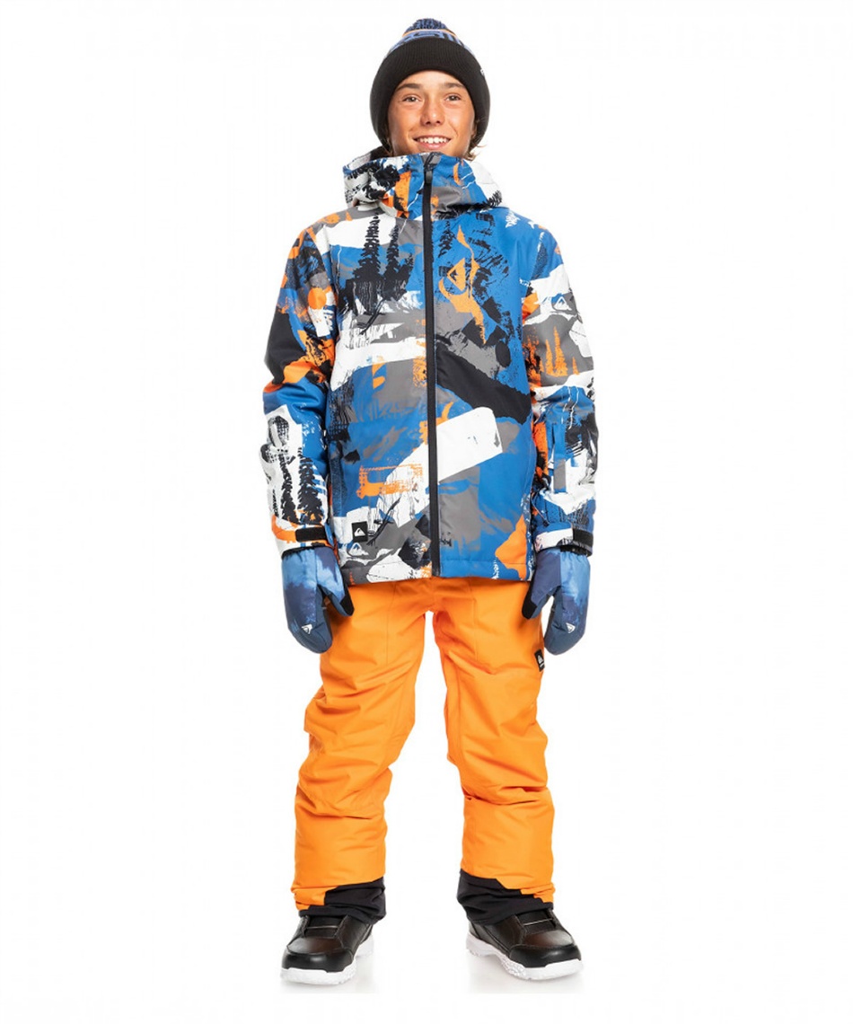 スノーボード スキーウェア QUIKSILVER クイックシルバー 150 美品 クイックシルバー(QUIKSILVER) スノーボードウェア ジャケット MISSION