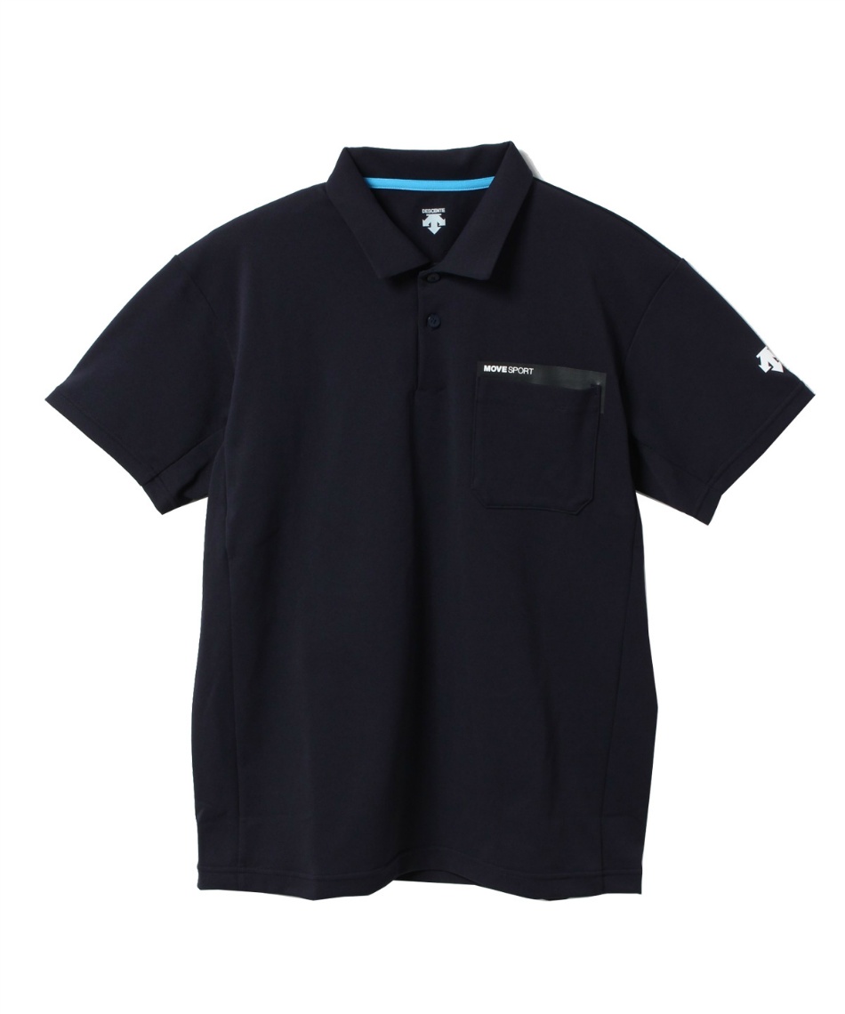 デサント(DESCENTE) ポロシャツ 半袖 S.F.TECH SS襟裏プリント