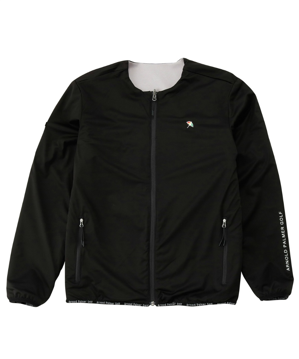 アーノルドパーマー(arnold palmer) ゴルフウェア ブルゾン ノーカラー