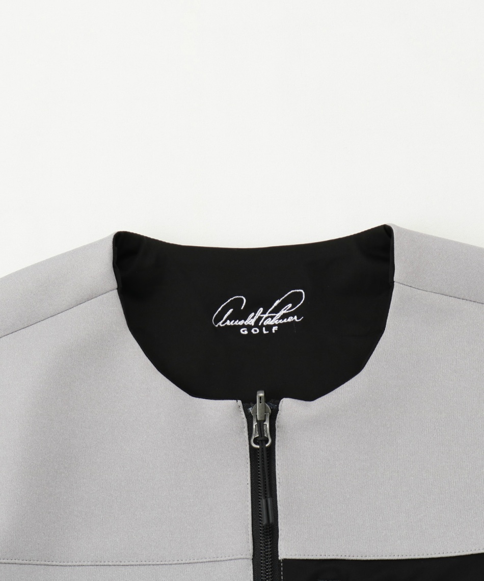 アーノルドパーマー(arnold palmer) ゴルフウェア ブルゾン ノーカラー