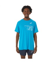 アシックス(asics) 陸上 ウェア 半袖Tシャツ プリント半袖シャツ