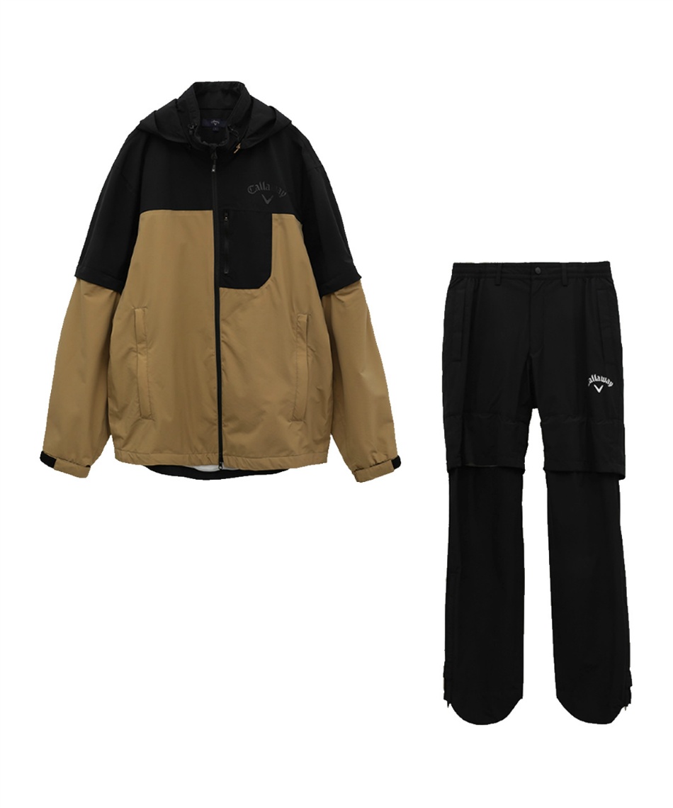キャロウェイ(Callaway) ゴルフ レインウェア上下セット セットアップ