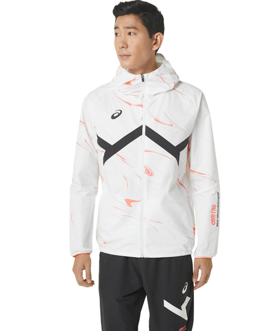 アシックス(asics) スポーツウェア クロスウェア ジャケット AIM 総柄