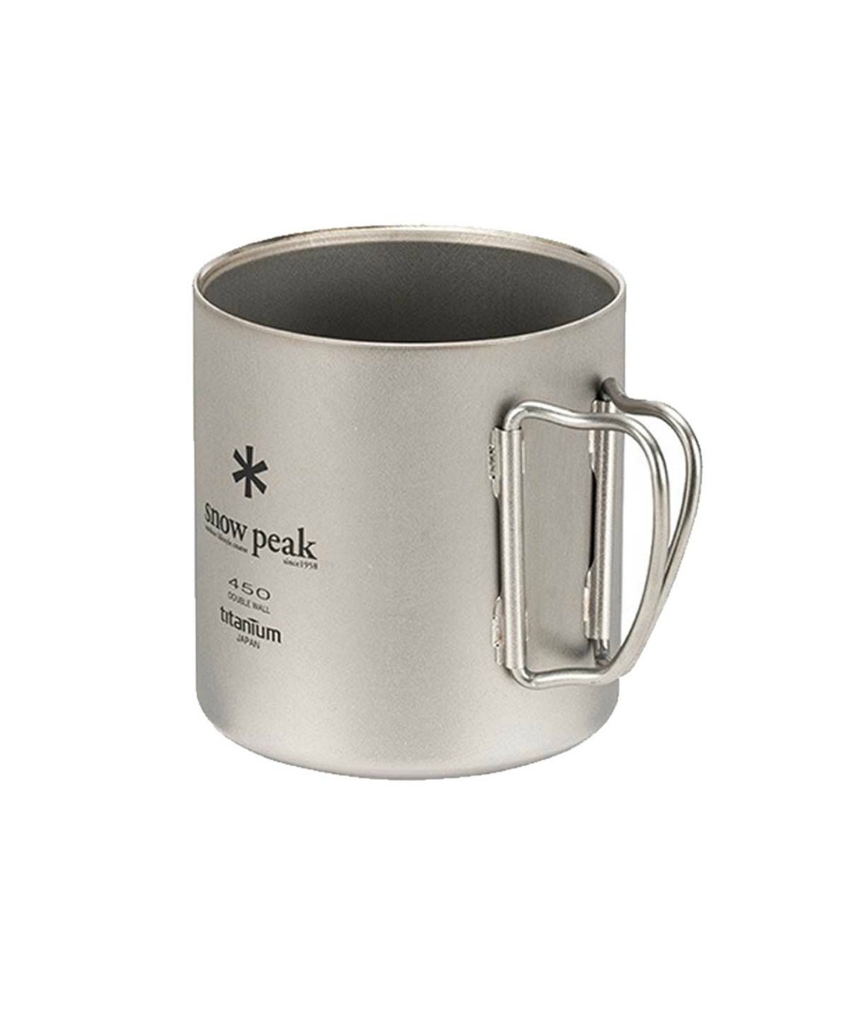 新品snow peak チタンマグカップ 450ml 2個 スノーピーク(snow peak) 食器 マグカップ チタンダブルマグ 450
