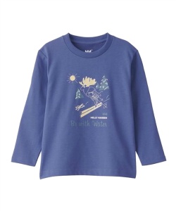 Helly Hansen ラガーシャツ 紫/青/白 ストライプ ヘリーハンセン（HELLY HANSEN）（メンズ）ロンT TSC 長袖Tシャツ