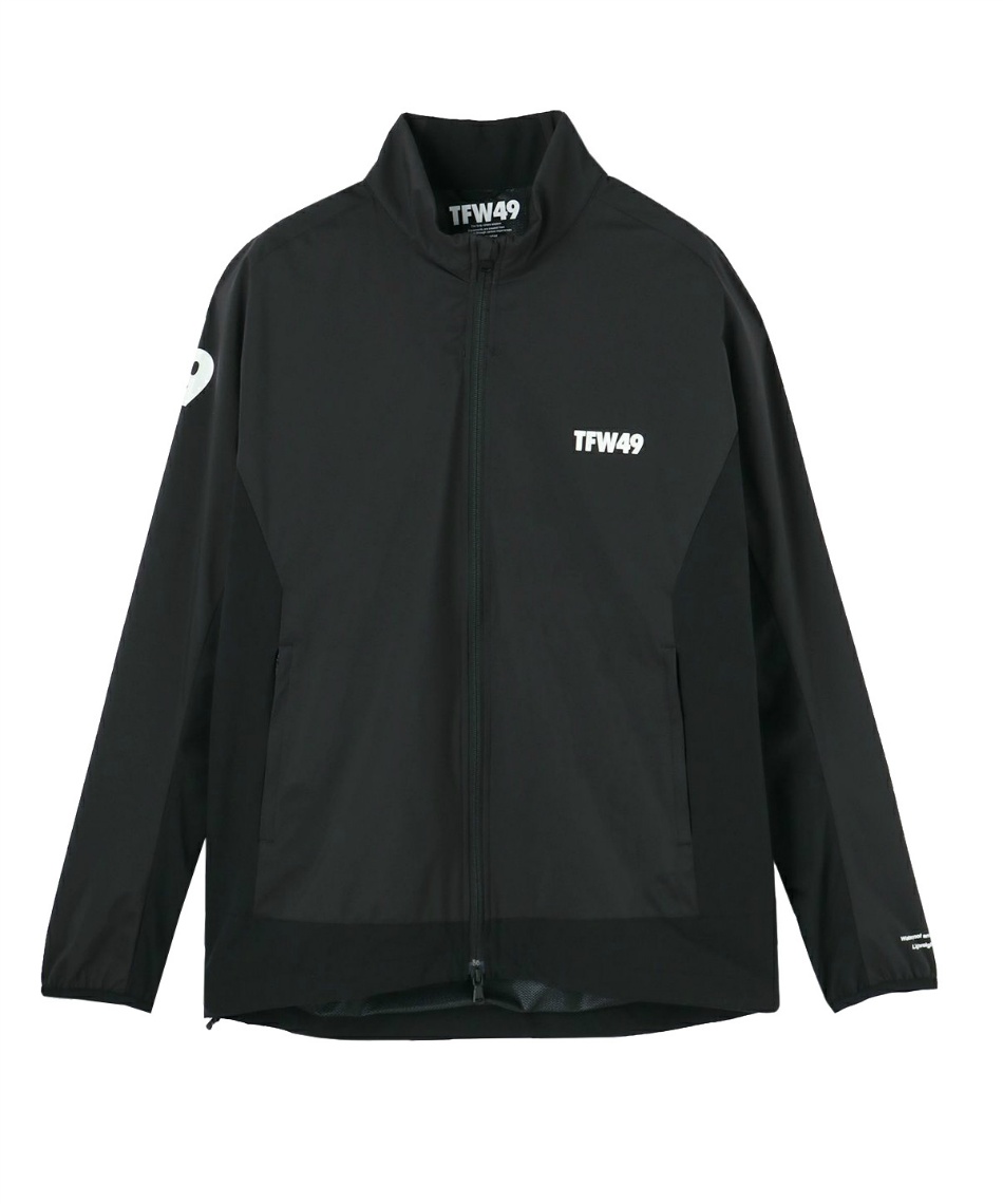 定価4.6万　TFW49 フルジップブルゾン　ブラック　XL ゴルフ ティーエフダブリュー(TFW49) ゴルフウェア ブルゾン FULL ZIP BLOUSON