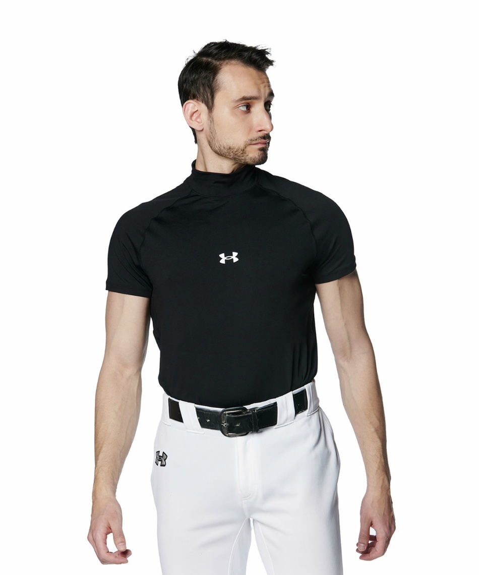 野球 アンダーシャツ 半袖 UA Heatgear Comfort Fitted Short Sleeve  
