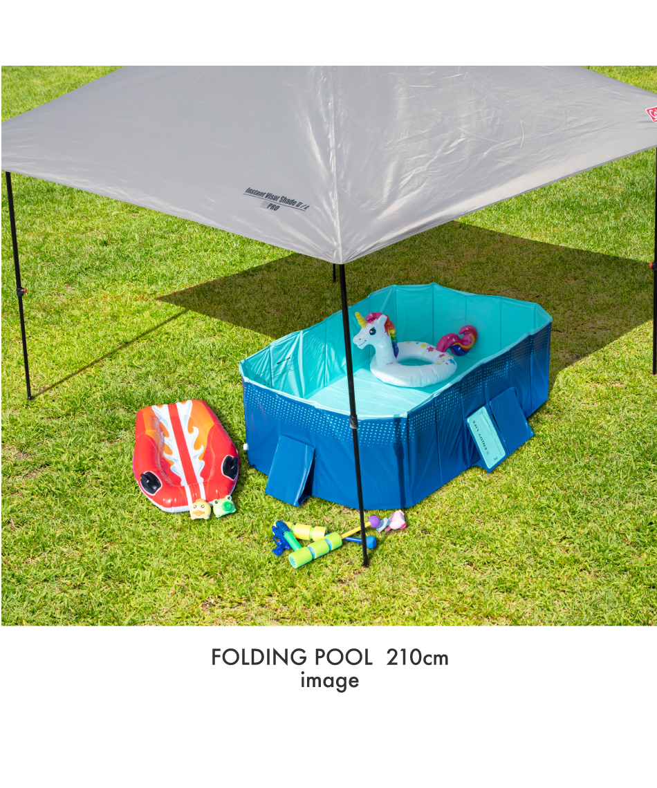 プール 折りたたみプール210 FOLDING_POOL210 【ご自宅配送限定
