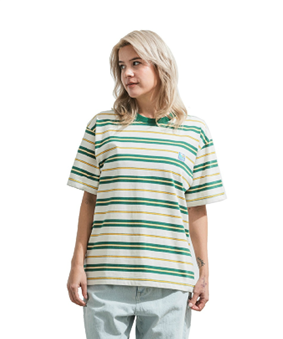 l|Cg60pt yzItVA(OFFSHORE) TVc OLD SURF BORDER TEEOS24-2CS-009 Y fB[X GREEN L