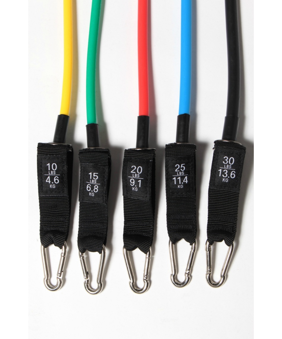 ゴムチューブエクササイズチューブ5本セットVQ580103B02 | スポーツ