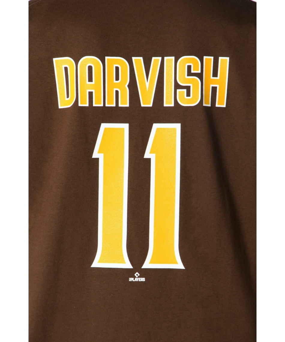 野球ウェア 半袖Tシャツ パドレス ネーム&なンバーT ダルビッシュ