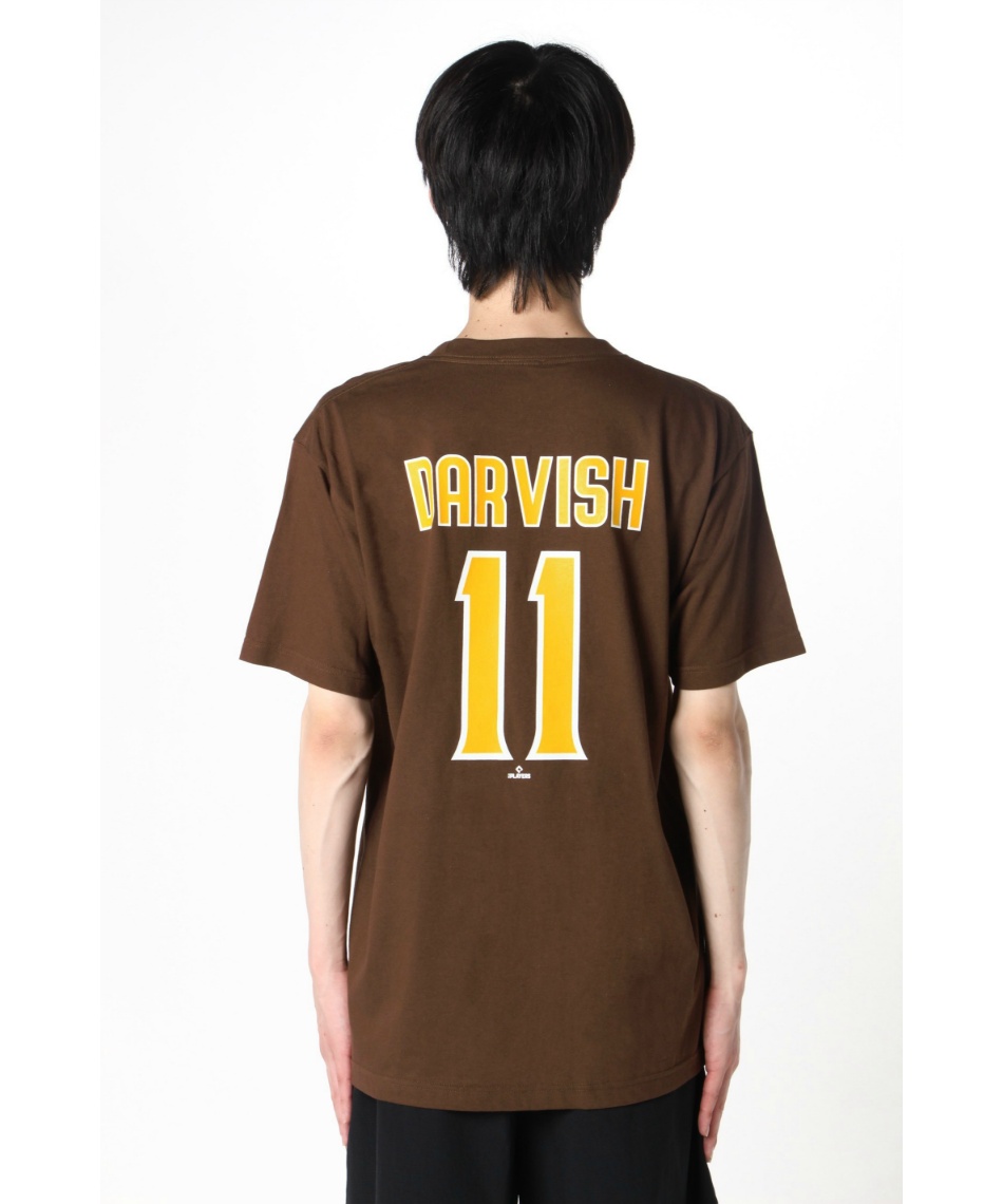 野球ウェア 半袖Tシャツ パドレス ネーム&なンバーT ダルビッシュ