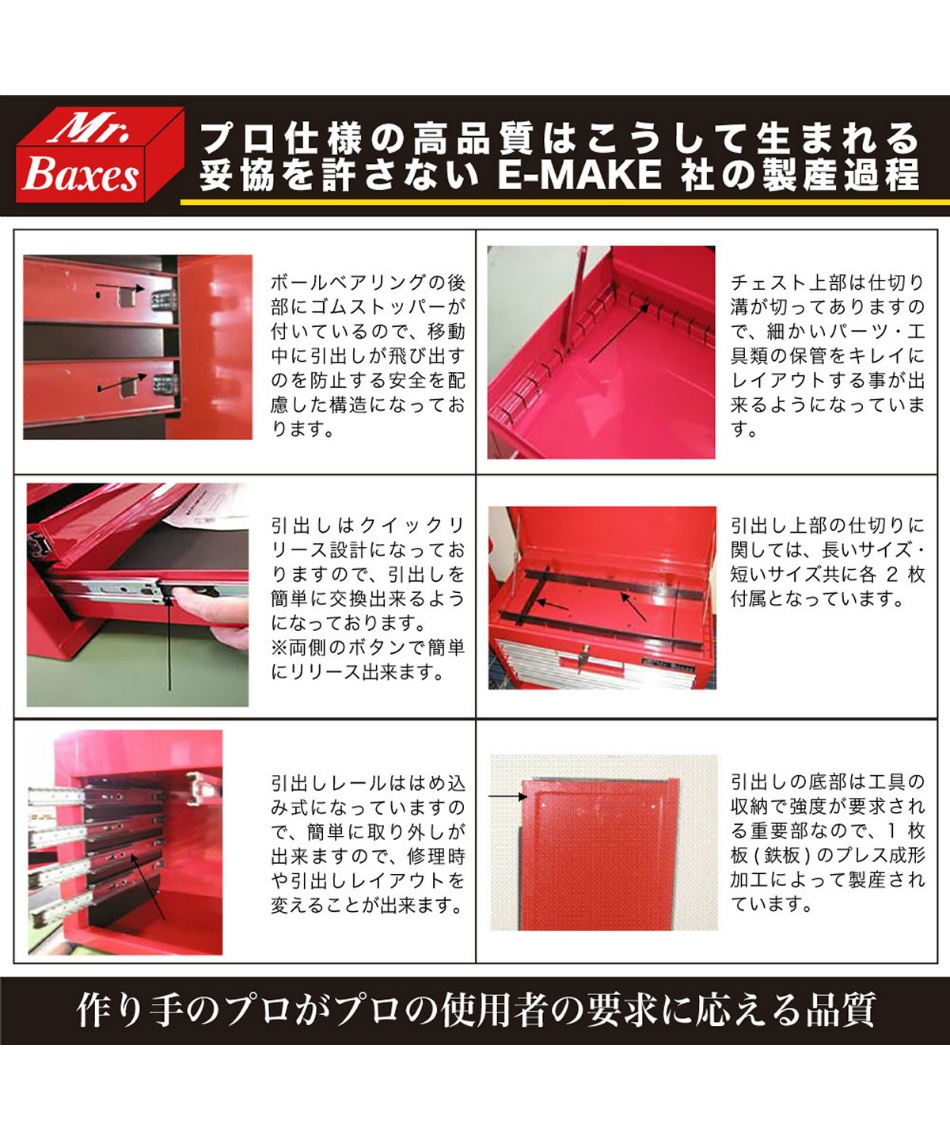 工具箱 12段引出しトップチェスト EP333-12BX 【ご自宅配送限定