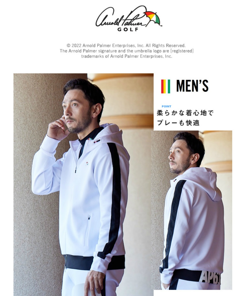 ゴルフウェア スウェット スウェットジップフーディー