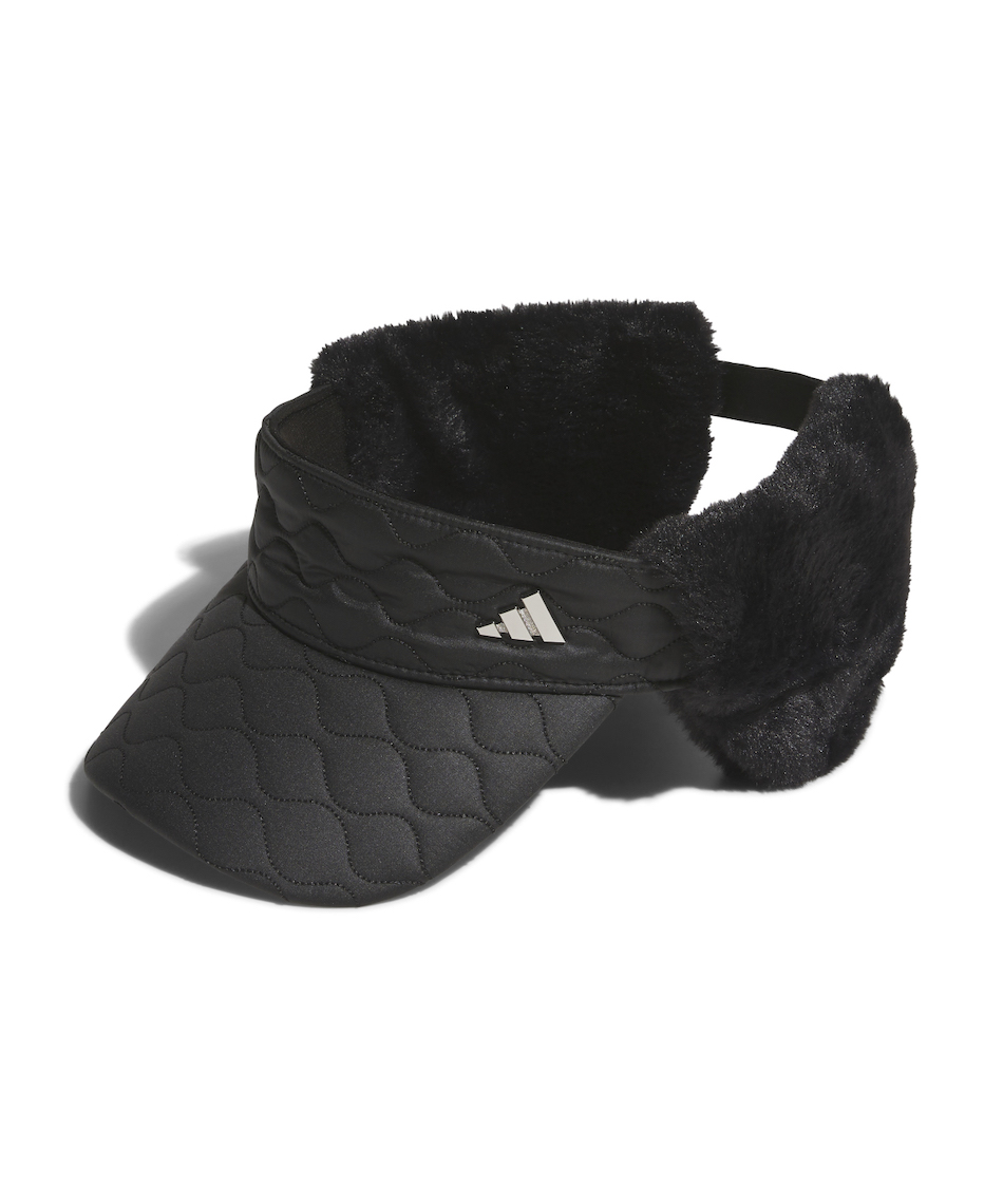 ゴルフ サンバイザー 耳当て付きキルティングバイザー JTC37