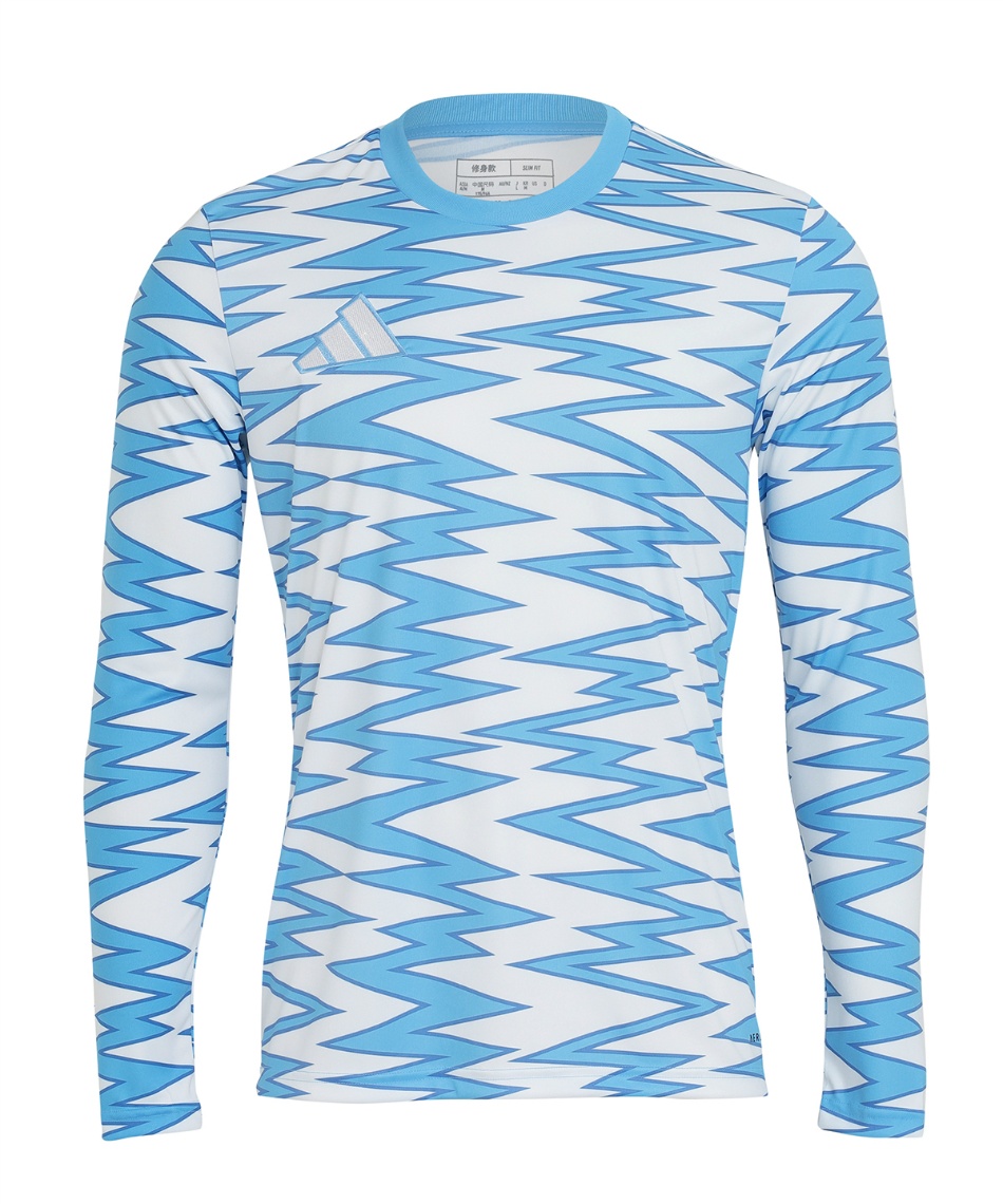 サッカーウェア プラクティスシャツ 長袖 グラフィック プラクティス