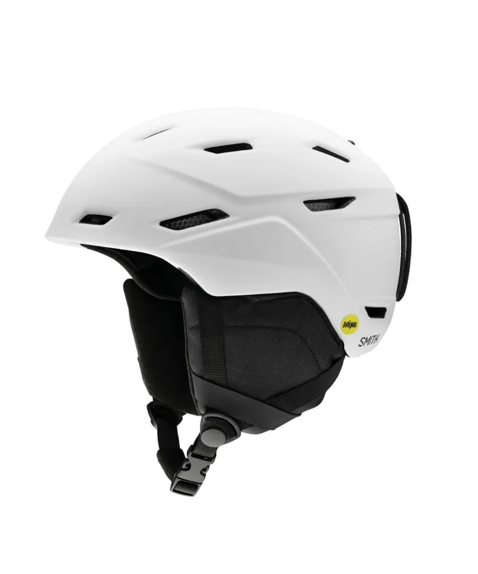 美品　SMITH ホワイト スキーヘルメット スミス(SMITH) スキー スノーボードヘルメット MISSION MATTE WHITE