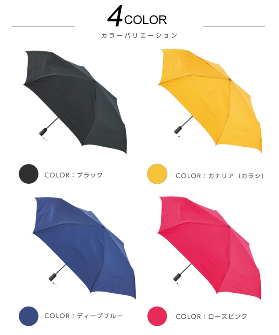 晴雨兼用 折りたたみ傘 ウラワザスリムオート55 UR-SL/AUPL55 【ご自宅