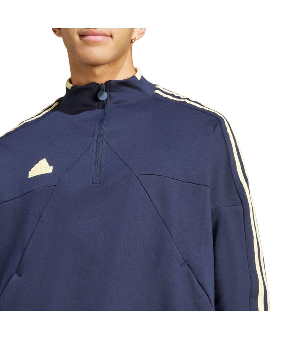 スウェットトレーナー TIRO 裏起毛ハーフジップスウェット IW5952