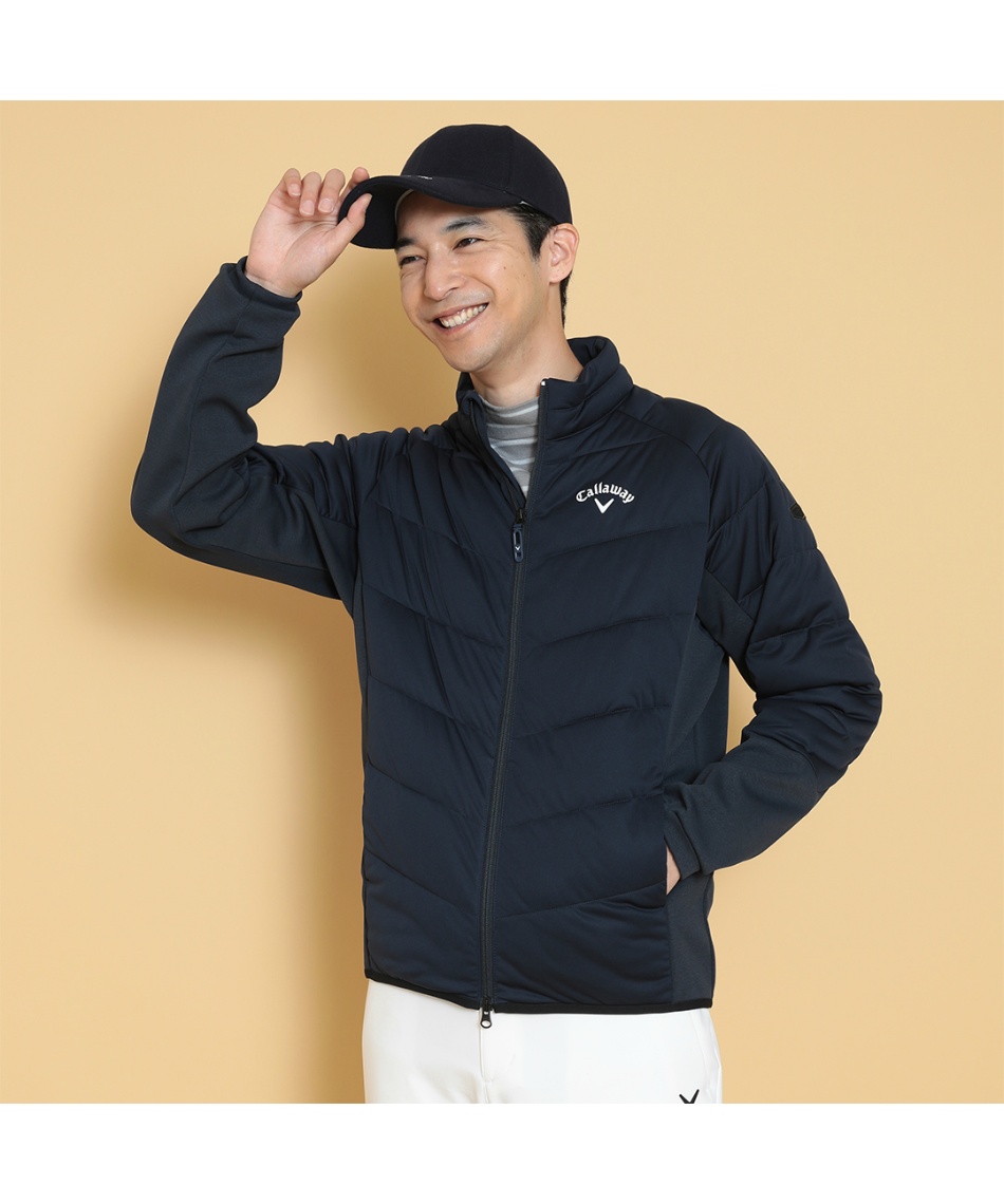 【新品タグ付き】キャロウェイゴルフ 中綿ジャケット/ブルゾン メンズM Callaway キャロウェイアパレル ゴルフウェア メンズ 中綿