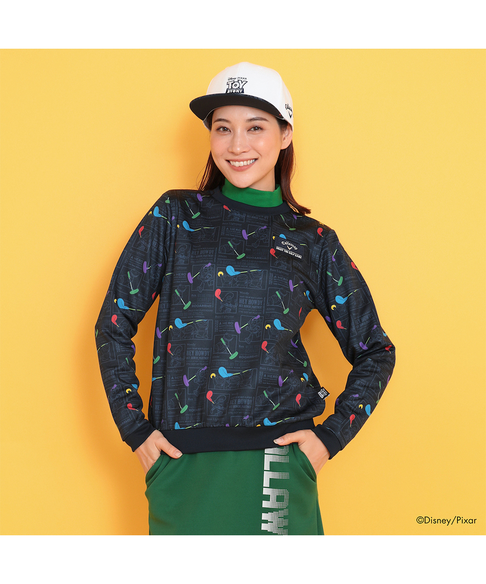 【新品完売品】クラブハウス×キャロウェイ コラボ クルーネックスウェット XL Callaway + CLUBHAUS Crewneck Sweat - White | CL