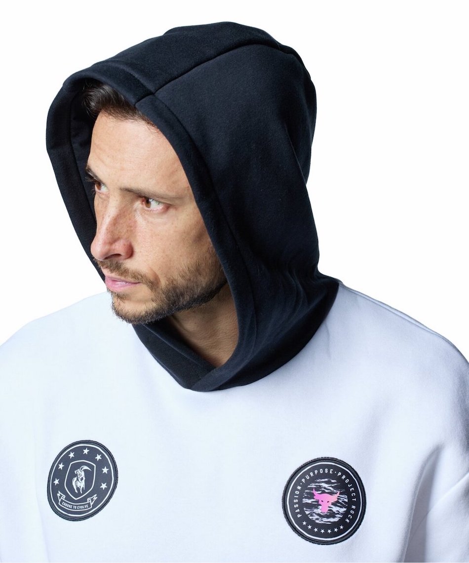 UNDER ARMOUR - UA プロジェクトロック チャージドコットン フリース フーディー LG UA プロジェクトロック チャージドコットン フリース フーディー