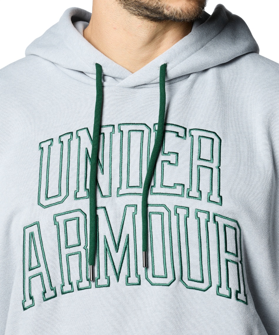 スウェットパーカー UAアイコン ヘビーウェイト テリー オーバーサイズ