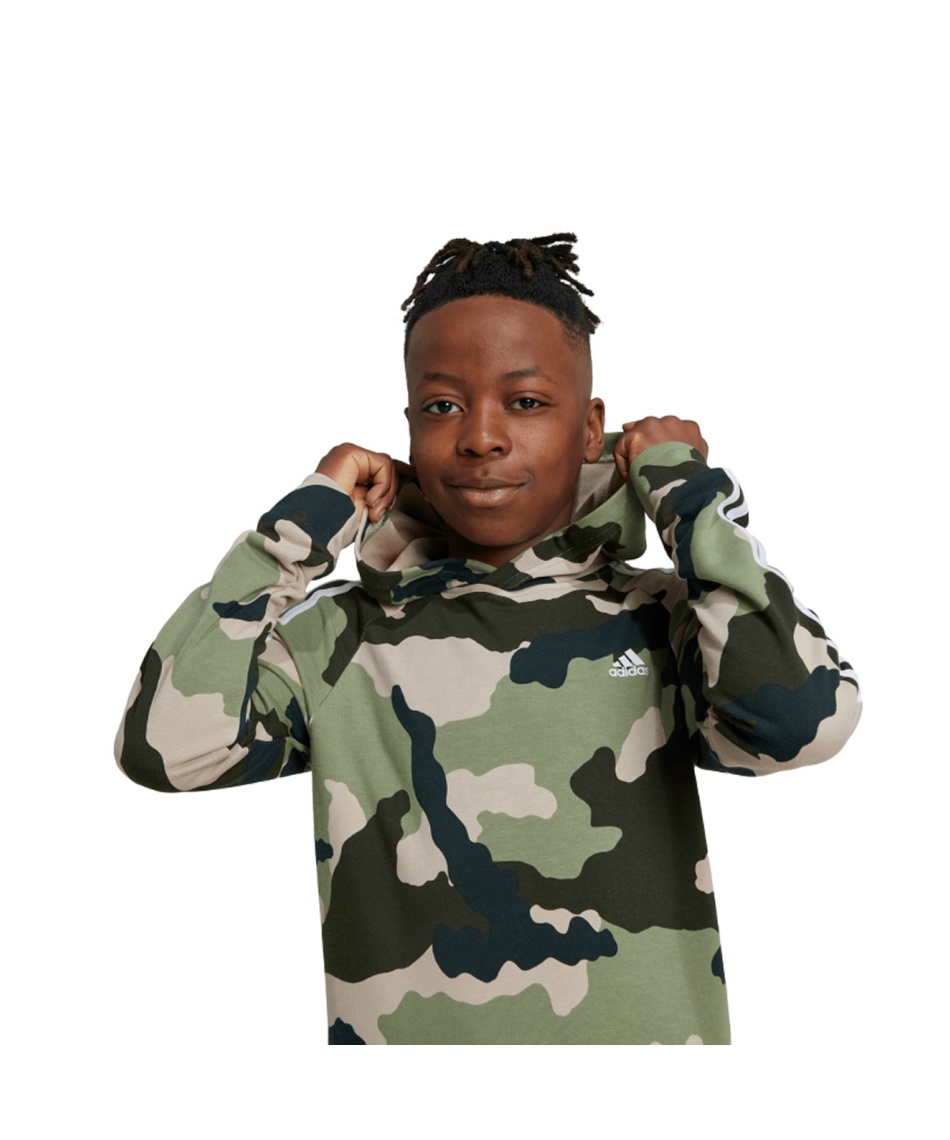スウェットパーカー ESS CAMO オールオーバープリント フーディー