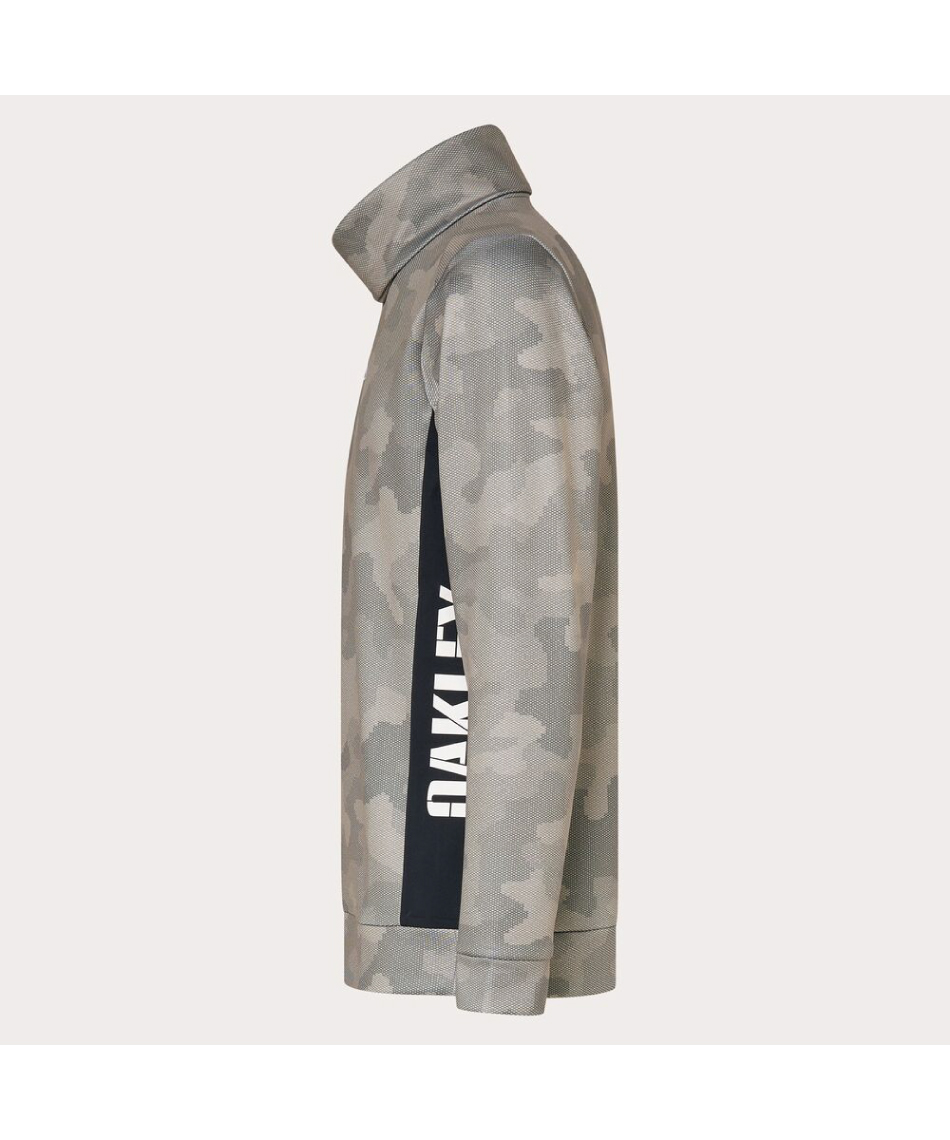 ゴルフウェア 長袖シャツ 裏起毛タートルネックカモ長袖シャツ