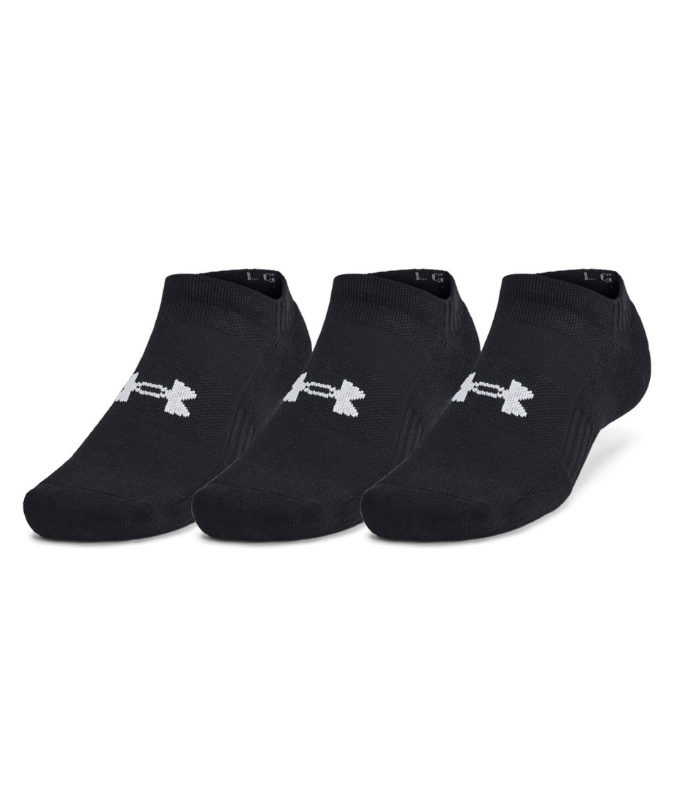 アンクルソックス Unisex UA TC 3pk No Show 1386313-001 | スポーツ