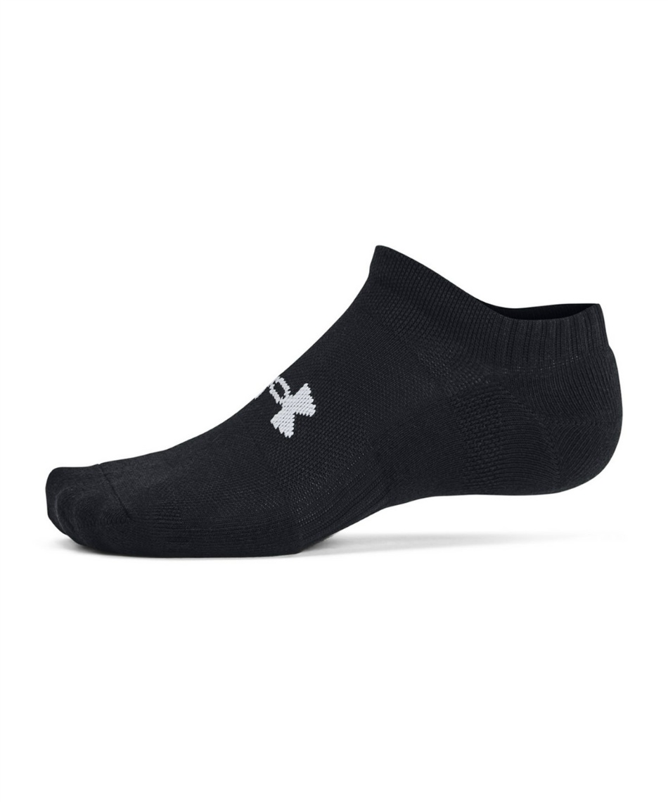 アンダーアーマー(UNDER ARMOUR) アンクルソックス Unisex UA TC 3pk No Show 1386313-001 ...