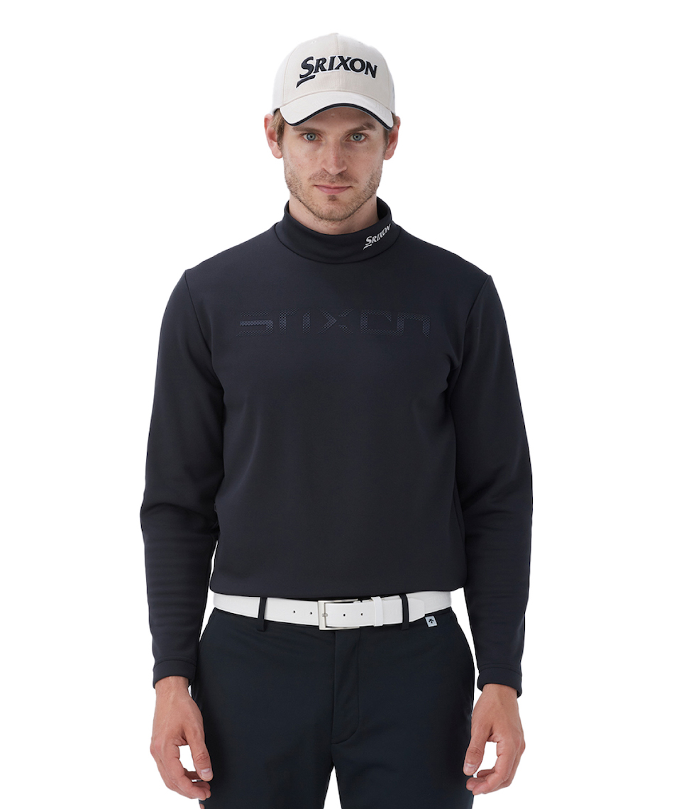 □ スリクソン(SRIXON) ゴルフウェア 長袖シャツ HEAT NAVI モック