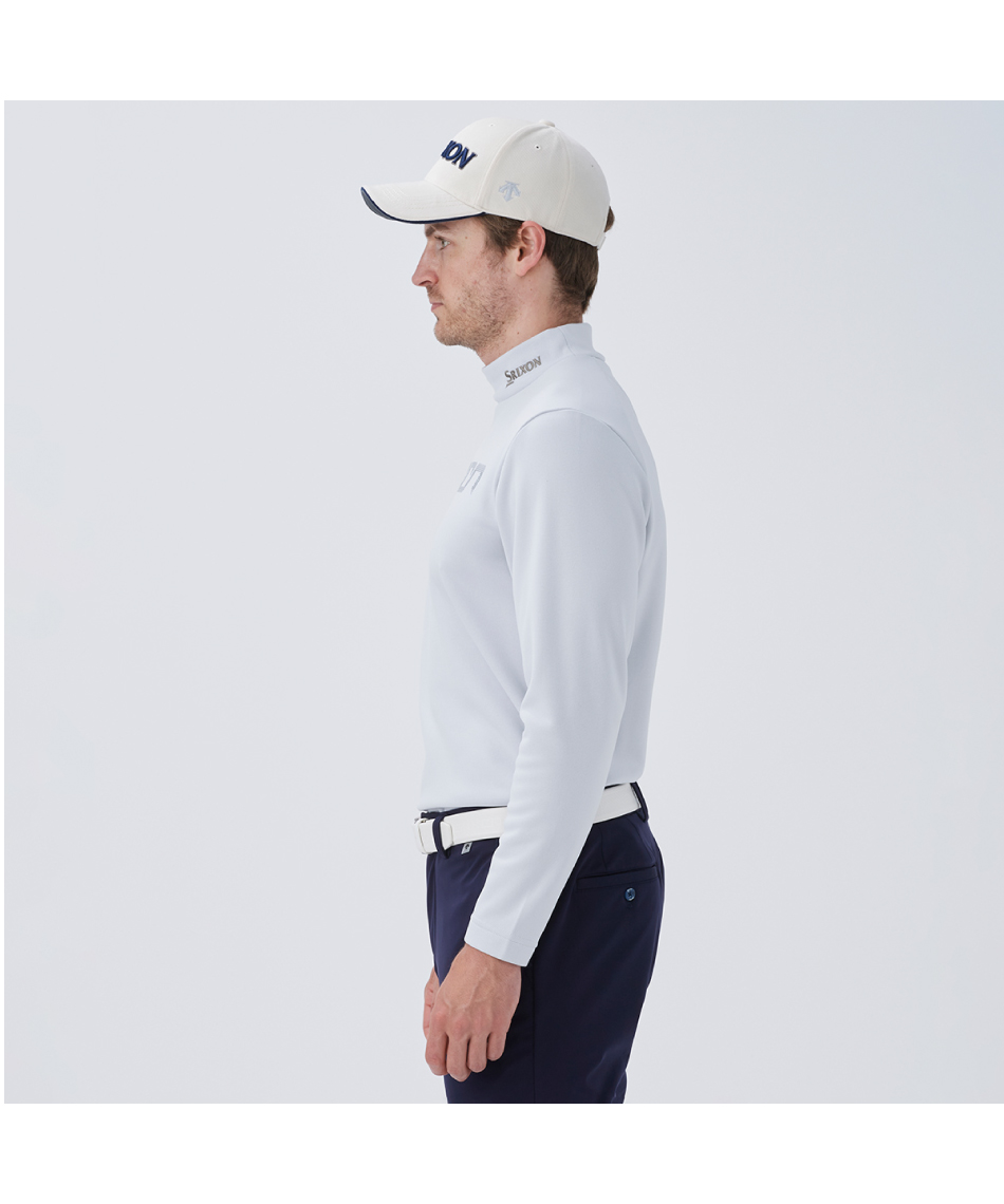 □ スリクソン(SRIXON) ゴルフウェア 長袖シャツ HEAT NAVI モック