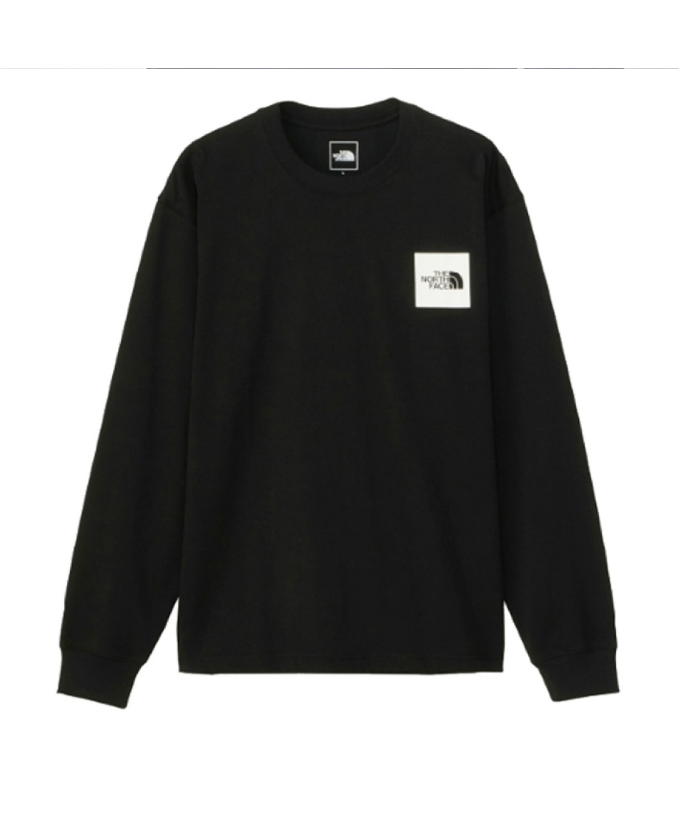 Tシャツ 長袖 ロングスリーブスクエアロゴティー NT82334 K2 【国内