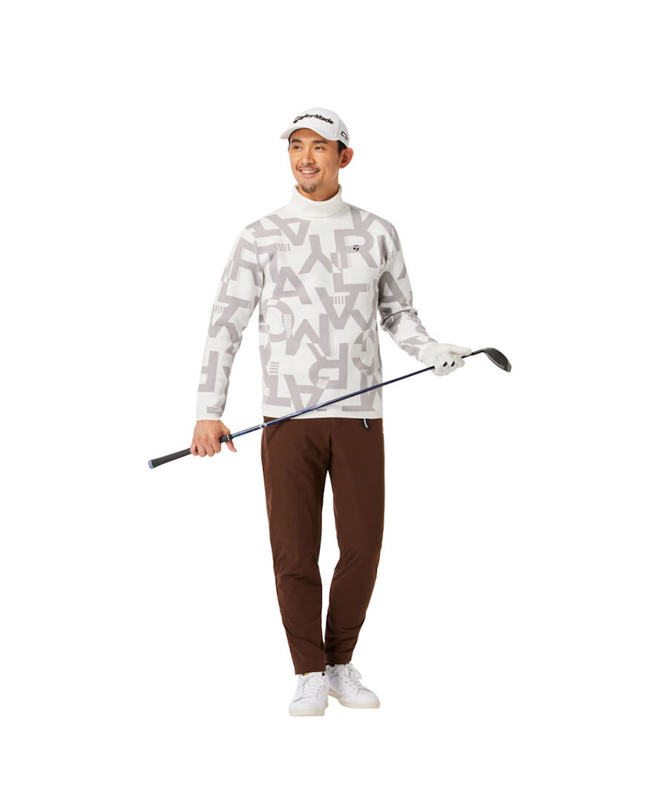 TaylorMade ゴルフ メンズ タートルネック セーター テーラーメイド(TaylorMade) ゴルフウェア セーター タートルネック