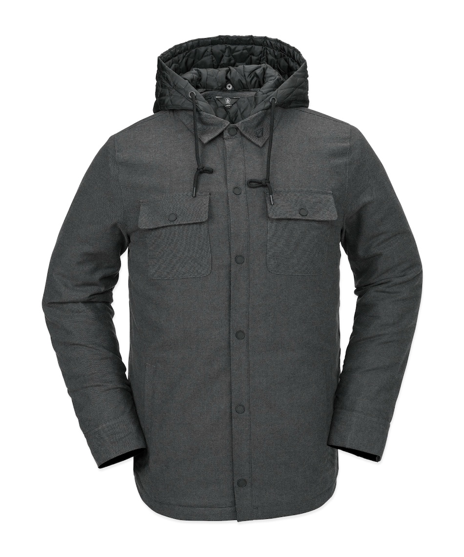 l|Cg138pt yz{R(VOLCOM) Xm[{[hEFA WPbg Insulated Riding Flannel - Heather G1652501 yKizy24-25 2025fz Y HBK M