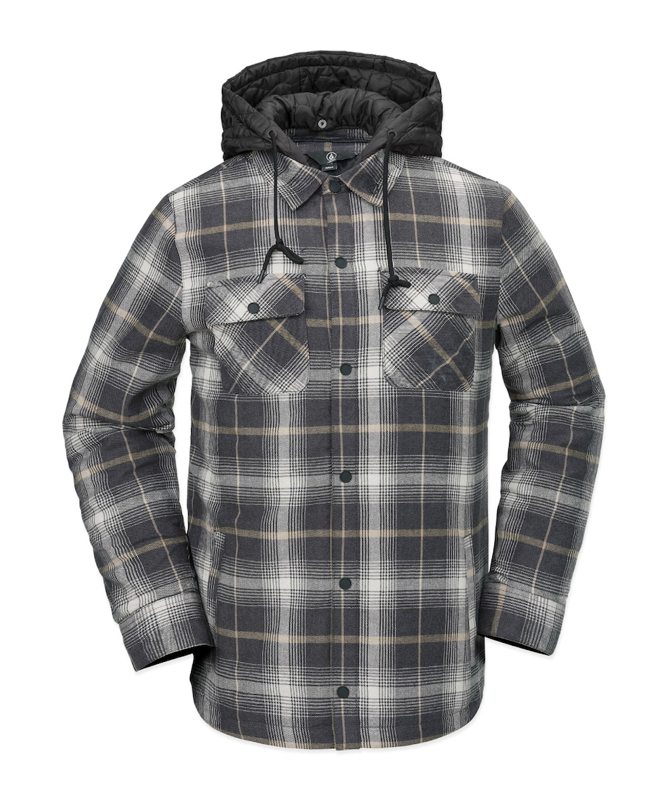 l|Cg138pt yz{R(VOLCOM) Xm[{[hEFA WPbg Insulated Riding Flannel - Heather G1652501 yKizy24-25 2025fz 250319 Y STN L