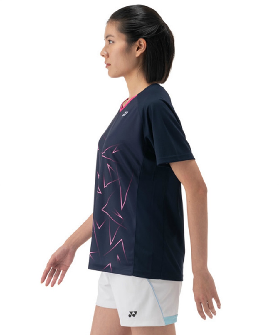 テニスウェア バドミントンウェア ゲームシャツ ウィメンズ