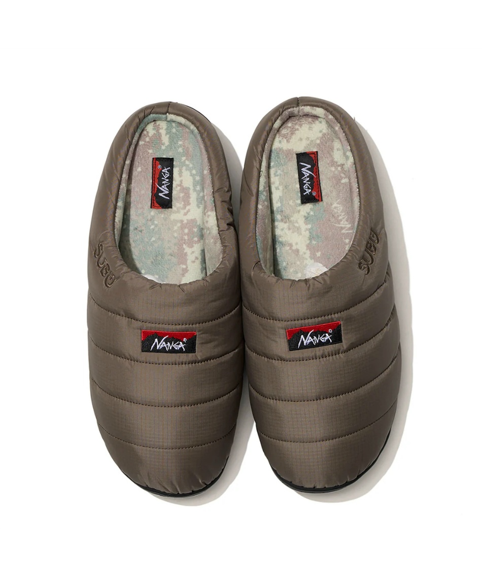 獲得ポイント70pt 【送料無料】ナンガ(NANGA) スリッポン ナンガ×スブ オーロラテックスウィンターサンダル NANGA×SUBU AURORA TEX WINTER SANDAL NA2443-3E105-A メンズ レディース M.GRY 26−27.5cm