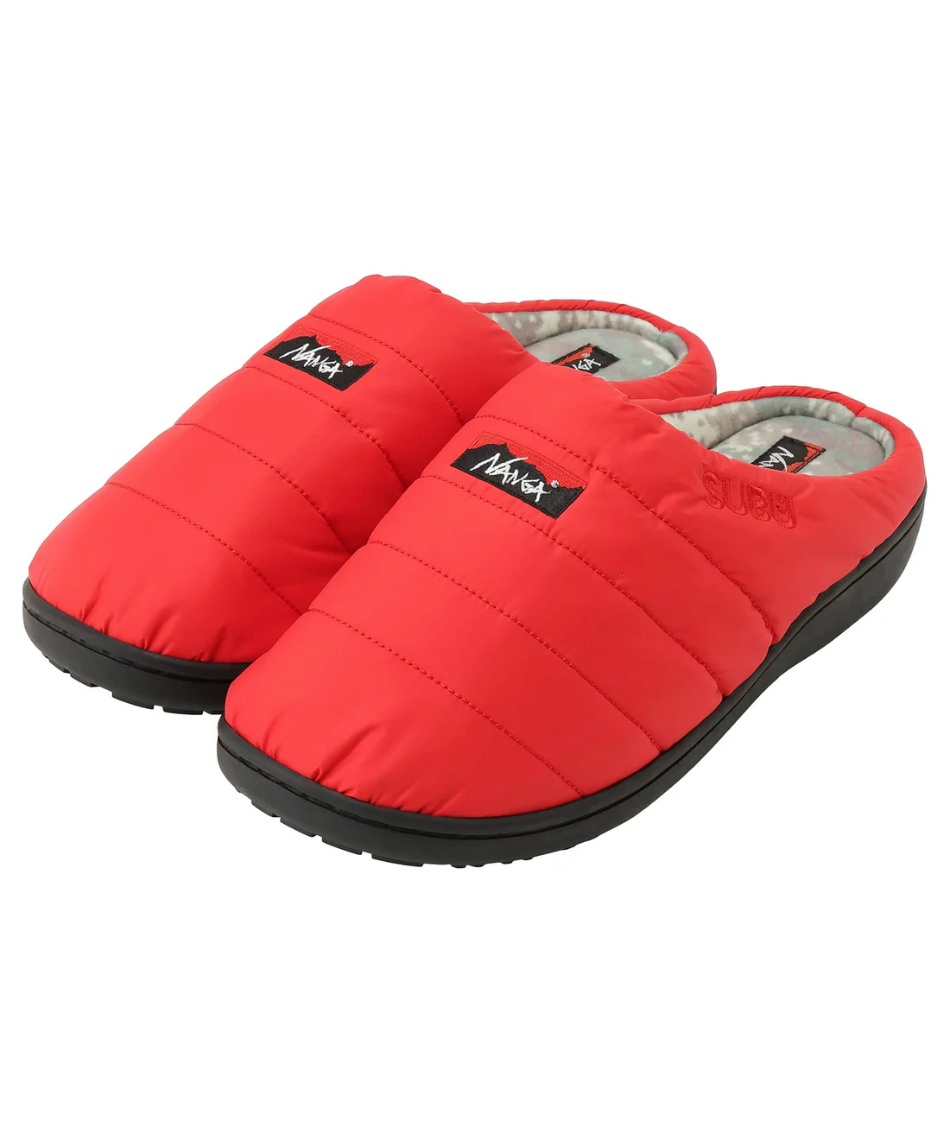 獲得ポイント70pt 【送料無料】ナンガ(NANGA) スリッポン ナンガ×スブ オーロラテックスウィンターサンダル NANGA×SUBU AURORA TEX WINTER SANDAL NA2443-3E105-A メンズ レディース RED 28−29.5cm