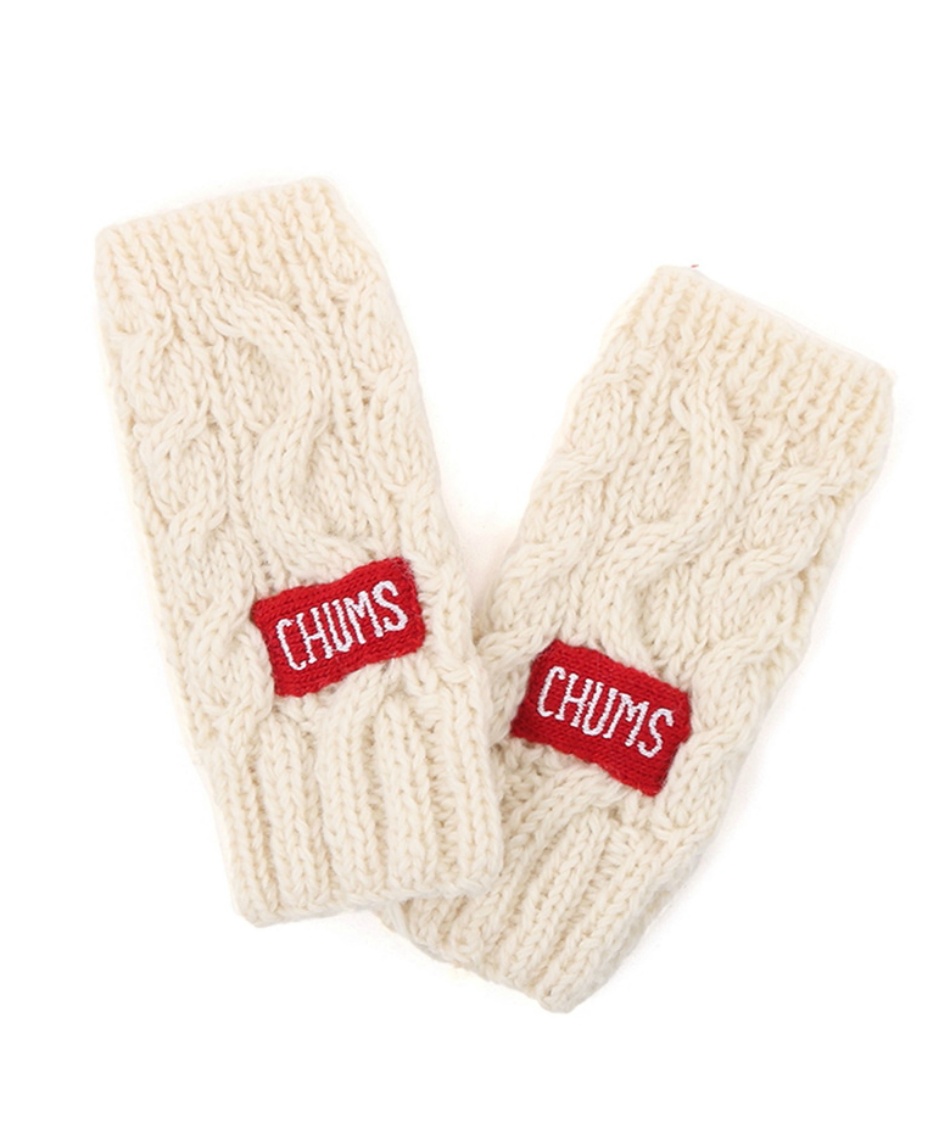 獲得ポイント48pt チャムス(CHUMS) 防寒手袋 ネパールニットカフゲイター Nepal Knit Cuff Gaiter CH09-1331 メンズ レディース Ivory F