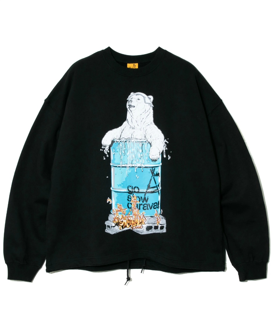 ゴースローキャラバン(Go Slow Caravan) スウェット トレーナー 空紡糸