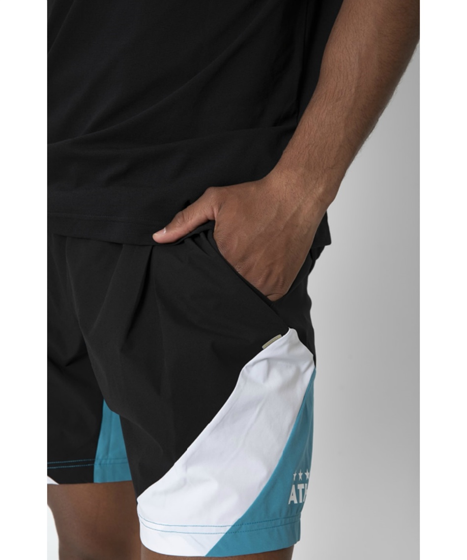 VEATM カラーブロック ボードショーツ サッカーウェア ハーフパンツ カラーブロックTRショーツ 04173